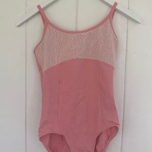 Ainslie Wear pink leotard womens medium